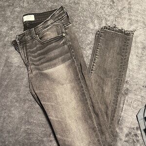 BKE Women's Skinny Jeans in Faded Black